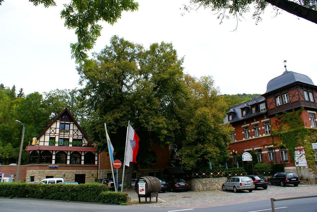 Braugasthof Papiermuehle Jéna Kültér fotó